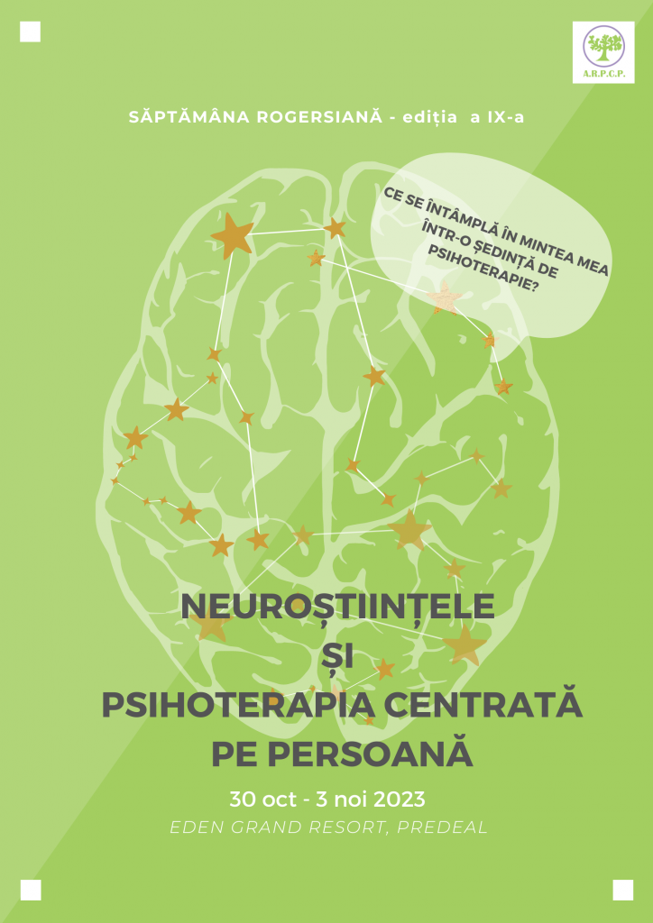 Săptămâna Rogersiană 2023 - Neuroștiințele și psihoterapia centrată pe persoană